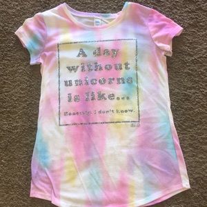 Justice Tie Dye Shirt 🦄💕💫